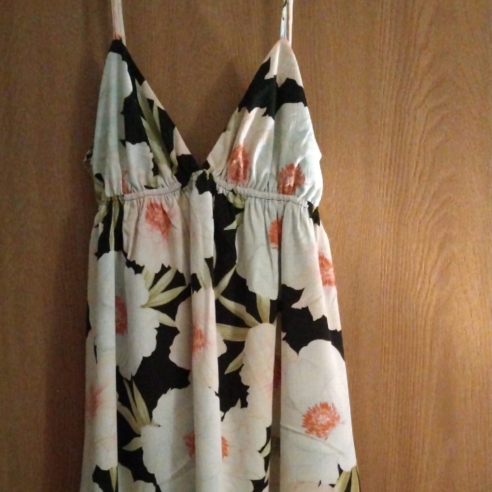 Forever 21 Floral Mini Dress - Black, White, and Pink